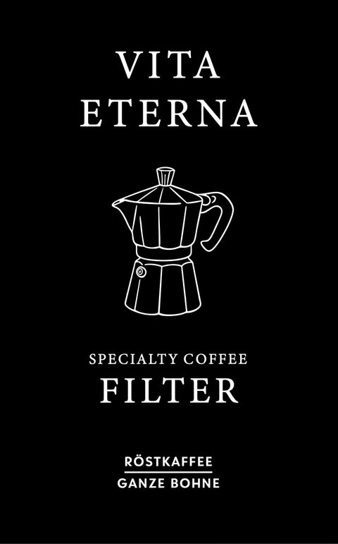 Vita Eterna Filterkaffee, Specialty Coffee, ganze Bohne